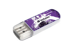 USB Flash Drive 8Gb - Verbatim Mini Graffiti Edition USB 2.0 Violet 98164