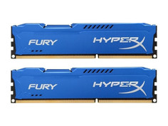 Модуль памяти Kingston HyperX Fury Blue Series DDR3 DIMM 1333MHz PC3-10600 CL9 - 16Gb KIT (2x8Gb) HX313C9FK2/16