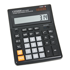 Калькулятор Citizen SDC-444S Black - двойное питание