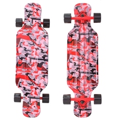 Скейт Y-SCOO Longboard Shark Tir 31 Chaos Red-Black 408-Ch