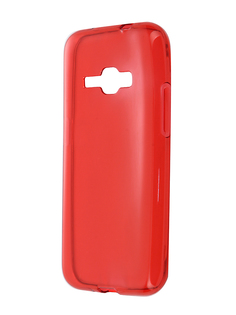 Аксессуар Чехол-накладка Gecko for Samsung Galaxy J1 J120F 2016 силиконовый Transparent Red S-G-SGJ1-2016-RED