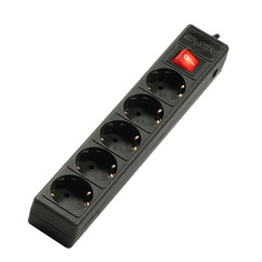 Сетевой фильтр Sven Optima Base 5 Sockets 1.8m Black