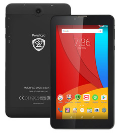 Планшет Prestigio MultiPad PMT3407 4G (MediaTek MT8735M 1.3 GHz/1024Mb/8Gb/Wi-Fi/3G/4G/Bluetooth/Cam/7.0/1024x600/Android)