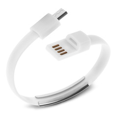 Аксессуар IQ Format Bracelet micro USB White