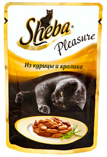 Корм Sheba Курица/Кролик 85g для кошек YH856 / 10161703