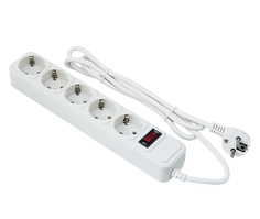 Сетевой фильтр ExeGate 5 Sockets 3m White SP-5-3W 221187