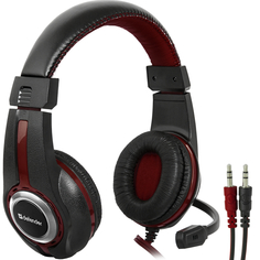 Гарнитура Defender Warhead G-185 Black-Red 64106