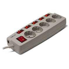 Сетевой фильтр Sven Platinum 5 Sockets 3m Grey SV-012991