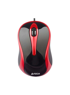 Мышь A4Tech N-350-2 Black-Red USB