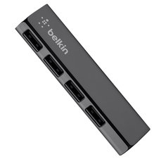 Хаб USB Belkin F4U040CW Ultra-Slim USB 2.0 4 Port Black