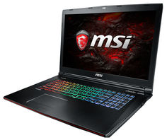 Ноутбук MSI GE72MVR 7RG-056RU 9S7-179C11-056 (Intel Core i7-7700HQ 2.8 GHz/16384Mb/1000Gb + 128Gb SSD/nVidia GeForce GTX 1070 8192Mb/Wi-Fi/Cam/17.3/1920x1080/Windows 10 64-bit)