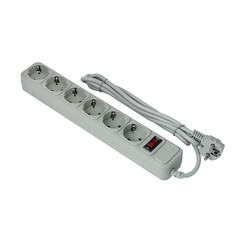 Сетевой фильтр ExeGate SP-6-1.8G 6 Sockets 1.8m Grey 119388