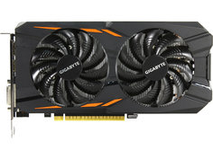 Видеокарта GigaByte GeForce GTX 1050 1379Mhz PCI-E 3.0 2048Mb 7008Mhz 128 bit DVI 3xHDMI HDCP Windforce 2G GV-N1050WF2-2GD