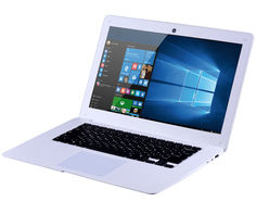Ноутбук Prestigio Smartbook 141A03 White PSB141A03BFW_MW_CIS (Intel Atom Z3735F 1.33 GHz/2048Mb/32Gb SSD/No ODD/Intel HD Graphics/Wi-Fi/Bluetooth/Cam/14.1/1366x768/Windows 10)