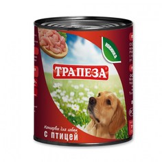 Корм Трапеза Птица 750g для собак 3054