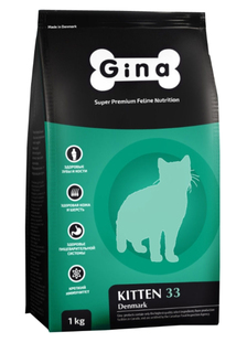 Корм Gina Kitten-33 Denmark 1kg 080015.0