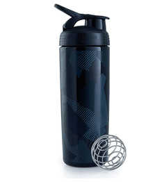 Шейкер BlenderBottle SportMixer Sleek 828ml Shattered Slate Pattern Black BB-SMSK-SHSL