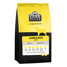 Корм Gina Elite Lamb & Rice Light 18kg 160016.4
