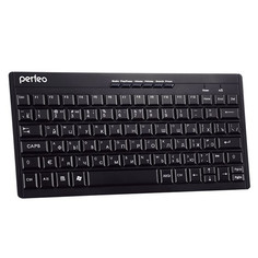 Клавиатура беспроводная Perfeo Compact Multimedia PF-8806 Black