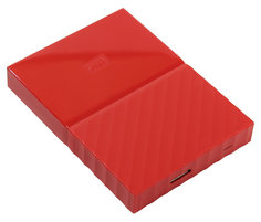 Жесткий диск Western Digital My Passport 1Tb Red WDBBEX0010BRD-EEUE