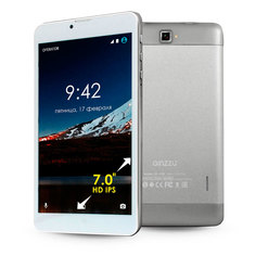 Планшет Ginzzu GT-7105 Silver (Spreadtrum SC7731 1.3 GHz/1024Mb/8Gb/GPS/3G/Wi-Fi/Bluetooth/Cam/7.0/1280x800/Android)