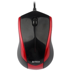 Мышь A4Tech N-400-2 Red-Black USB