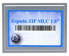 Жесткий диск 256Gb - Espada ZIF MLC SSD 1.8 ESD-ZF18.6-256MS