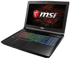 Ноутбук MSI GT62VR 7RE-275RU 9S7-16L231-275 (Intel Core i7-7700HQ 2.8 GHz/16384Mb/1000Gb + 256Gb SSD/nVidia GeForce GTX 1070 8192Mb/Wi-Fi/Cam/15.6/1920x1080/Windows 10 64-bit)