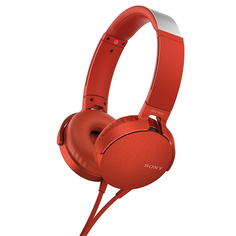 Гарнитура Sony MDR-XB550AP Red