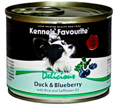 Корм Kennels Favourite Duck & Blueberry 200g
