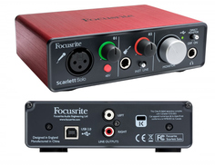 Звуковая карта Focusrite Scarlett Solo USB 2nd Gen