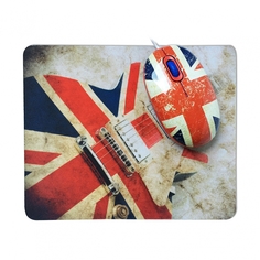 Мышь CBR Guitar Hero USB + коврик