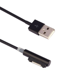 Аксессуар Ainy Magnetic Charging Cable - кабель for Sony Xperia Z1 / Z2 / Z3 Black