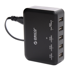 Зарядное устройство Orico DCAP-5S-BK Black