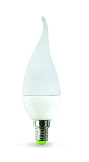 Лампочка ASD LED Свеча на ветру Standard 5W 3000K 160-260V E14 4690612004518