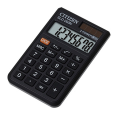 Калькулятор Citizen SLD-200N Black - двойное питание