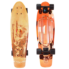 Скейт Y-SCOO Big Fishskateboard Metallic 27 Orange-Black 402H-O