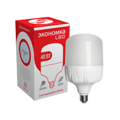 Лампочка Экономка LED 40W E27 6500K Eco40wHWLEDE2765