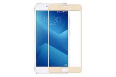 Аксессуар Защитное стекло Meizu M5 Note Gecko 2D FullScreen 0.26mm Gold ZS26-GMEIMM5 Note-2D-GOLD