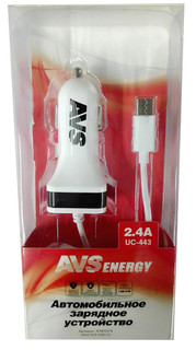 Зарядное устройство AVS USB + Type-C UC-443 A78701S
