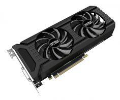 Видеокарта Palit GeForce GTX 1080 Dual OC 1620Mhz PCI-E 3.0 8192Mb 10000Mhz 256 bit DVI HDMI HDCP NEB1080U15P2-1045D