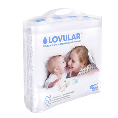 Подгузники LOVULAR Hot Wind S 0-6кг 80шт 429009