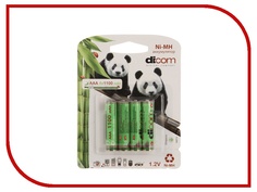 Аккумулятор AAA - Dicom Panda 1100 mAh Ni-MH AAA1100mAh (4 штуки)