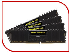 Модуль памяти Corsair Vengeance LPX DDR4 DIMM 2400MHz PC4-19200 CL14 - 64Gb KIT (4x16Gb) CMK64GX4M4A2400C14