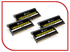Модуль памяти Corsair Vengeance DDR4 SO-DIMM 2400MHz PC4-19200 CL16 - 64Gb KIT (4x16Gb) CMSX64GX4M4A2400C16