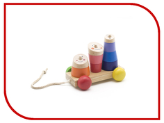 игрушка Мир деревянных игрушек Пирамидка-каталка Д355