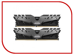 Модуль памяти Team Group T-Force Dark Rog Gray DDR4 DIMM 3000MHz PC4-24000 CL16 - 16Gb KIT (2x8Gb) TDRGD416G3000HC16CDC01