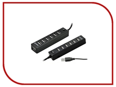 Хаб USB Oxion OHB001BK USB 7 ports Black