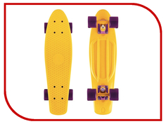 Скейт Y-SCOO Fishskateboard 22 Yellow-Dark Purple 401-Y