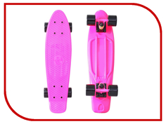 Скейт Y-SCOO Fishskateboard 22 Pink-Black 401-P